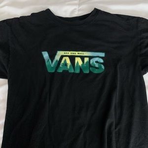 Black Vans t shirt